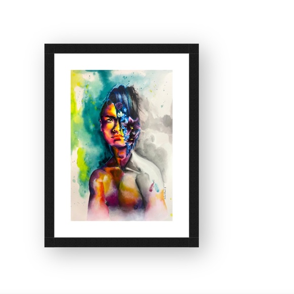 True Colors #10 | Two-Spirit Person | Mixed Media Painting - Picture 2 of 3